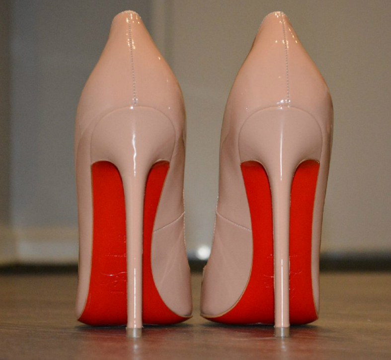 louboutin scarpin nude